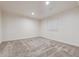 Unfinished basement featuring carpet and neutral walls at 13457 Glen Cir, Broomfield, CO 80020