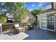 Relaxing deck with comfortable outdoor seating, perfect for enjoying the outdoors or entertaining guests at 13457 Glen Cir, Broomfield, CO 80020