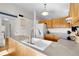 Bright kitchen featuring a large sink, stainless steel appliances, and ample counter space at 2659 S Halifax St, Aurora, CO 80013
