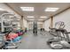 Workout in the building's gym, equipped with cardio machines, weights, and training equipment at 720 16Th St # 421, Denver, CO 80202