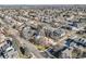 Aerial perspective highlighting the home's location in a residential area with mature trees at 2 Elm St, Denver, CO 80220