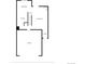 Floor plan showing the kitchen, dining area, living room, foyer, and garage at 11205 Holly St, Thornton, CO 80233