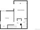 Schematic showing primary bedroom, bath, and a second bedroom at 11813 Grant St, Northglenn, CO 80233