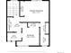 Floorplan of the bedrooms, bathrooms, laundry, and closets on the third floor at 5360 Allison St # D, Arvada, CO 80002