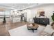 Open concept living room with hardwood floors at 5360 Allison St # D, Arvada, CO 80002