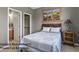 Cozy upstairs bedroom with a private en-suite bathroom and closet, offering comfort and convenience at 3973 Palmer Ridge Dr, Parker, CO 80134