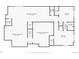 Floor plan of finished basement includes bedrooms and bathrooms at 3973 Palmer Ridge Dr, Parker, CO 80134