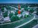 Aerial view of the house and surrounding community, and neighborhood walking path at 5163 E 123Rd Ct, Thornton, CO 80241