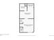 Basement floor plan features a utility closet, bathroom, laundry room, and finished basement at 1035 Milo Cir # B, Lafayette, CO 80026