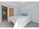 Bedroom with sloped ceilings, large window and plush carpeting at 1035 Milo Cir # B, Lafayette, CO 80026