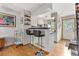 View of kitchen bar area with adjacent dining space and natural light from window at 1035 Milo Cir # B, Lafayette, CO 80026