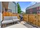 Patio with fence, seating, and grill at 1035 Milo Cir # B, Lafayette, CO 80026