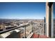 Enjoy breathtaking city and mountain views from this private balcony with glass railings at 1133 14Th St # 2300, Denver, CO 80202