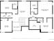 Detailed upper-level floor plan showing the layout of bedrooms, bathrooms, and living spaces at 14391 Shasta Daisy Pt, Parker, CO 80134