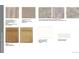 Spec Level A design selections displaying flooring, carpet, countertops, paint, and cabinet options at 3379 N Denali St, Aurora, CO 80019