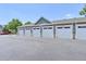Row of well-maintained garages, providing convenient parking and storage for residents at 13275 Holly St # B, Thornton, CO 80241