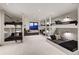 Spacious bunk room featuring multiple built-in bunk beds, reading lights, and mountain views at 2300 Boreas Pass Rd, Breckenridge, CO 80424