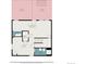 Basement floor plan featuring laundry, utility room, recreation room, and full bath at 11022 Trailrider Pass, Littleton, CO 80127