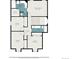 Second floor plan featuring primary bedroom, walk-in closet, and three additional bedrooms at 11022 Trailrider Pass, Littleton, CO 80127