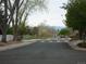 Street view of a crosswalk leading to a community park area with trees, foliage, and a gazebo at 21734 Farmingdale Ct, Parker, CO 80138