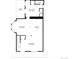 First floor plan featuring the living room, Gathering room, kitchen, dining area and deck at 1016 31St St, Denver, CO 80205