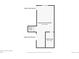 Floor plan showing the finished basement, bathroom, and stairs, with a note that space/closet not shown at 7796 Xavier Ct, Westminster, CO 80030