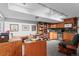 Finished basement with built-in cabinets, desk space and a kitchenette at 8040 E Dartmouth Ave # 16, Denver, CO 80231