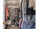 Walk-in closet offers an abundance of storage with rods, shelves, and organizers at 8040 E Dartmouth Ave # 16, Denver, CO 80231