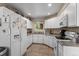 Well-equipped kitchen with white cabinetry and stainless steel appliances at 8040 E Dartmouth Ave # 16, Denver, CO 80231