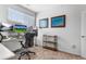 Home office featuring a large window for natural light, with stylish decor at 23743 E Ida Pl # E, Aurora, CO 80016