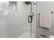 Bathroom featuring a modern shower and stylish tile work at 6538 S Lee Ct, Centennial, CO 80121