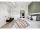 Main bedroom with king bed and walk-in closet at 475 W 12Th Ave # 6B, Denver, CO 80204