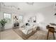 Bright living room with hardwood floors and city views at 475 W 12Th Ave # 6B, Denver, CO 80204