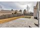 Spacious backyard featuring a large patio and fenced yard at 2132 Boise Ct, Longmont, CO 80504