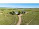 Aerial of the house and surrounding land at 10515 Lucas Ave, Franktown, CO 80116