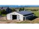 Functional barn with a classic design, offering plenty of space for animals or equipment at 10515 Lucas Ave, Franktown, CO 80116