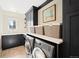 Well-appointed laundry room with sleek cabinetry, modern appliances, and ample counter space at 2020 E 4Th Ave, Denver, CO 80206