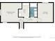 Floor plan featuring the recreation room, second bedroom, utility room and bathroom at 8893 W Ontario Ave, Littleton, CO 80128