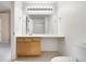 Bathroom with neutral walls, tile floor, and vanity at 4070 E 119Th Pl # B, Thornton, CO 80233