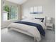 Cozy bedroom featuring a large window that offers natural light at 4070 E 119Th Pl # B, Thornton, CO 80233