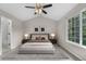 Bedroom featuring a large window for natural light and neutral colored walls at 4070 E 119Th Pl # B, Thornton, CO 80233
