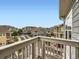 Balcony view of the community, featuring well-maintained homes and lush landscaping at 9363 Amison Cir # 106, Parker, CO 80134