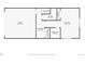 Basement floorplan shows a garage, utility room, bathroom, bedroom, storage and mud room at 9363 Amison Cir # 106, Parker, CO 80134