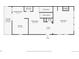 Floor plan of first floor featuring a living room, kitchen, dining room and a covered balcony at 9363 Amison Cir # 106, Parker, CO 80134