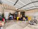 Spacious garage filled with items, ready to be organized to fit your vehicles and storage needs at 9363 Amison Cir # 106, Parker, CO 80134