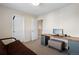 Spare bedroom area featuring a desk and futon with a clean aesthetic at 4947 Stoneham Ave, Castle Rock, CO 80104