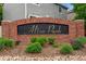 Elegant brick Alton Park community sign surrounded by well-maintained landscaping at 1179 S Alton Ct, Denver, CO 80247