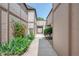 Exterior walkway featuring tasteful landscaping at 225 E 8Th Ave # A2, Longmont, CO 80504