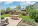 Backyard with patio, backyard garden, and gazebo at 10115 Cook St, Thornton, CO 80229