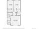 Second floor floorplan showing the layout of bedrooms, bathrooms, WIC and hall at 19131 E Crestridge Cir, Aurora, CO 80015